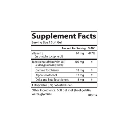 Carlson Labs Tocotrienols Softgels, 180 Count