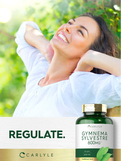 Carlyle Gymnema Sylvestre 600mg Capsules – 200 Count | Non-GMO & Gluten Free