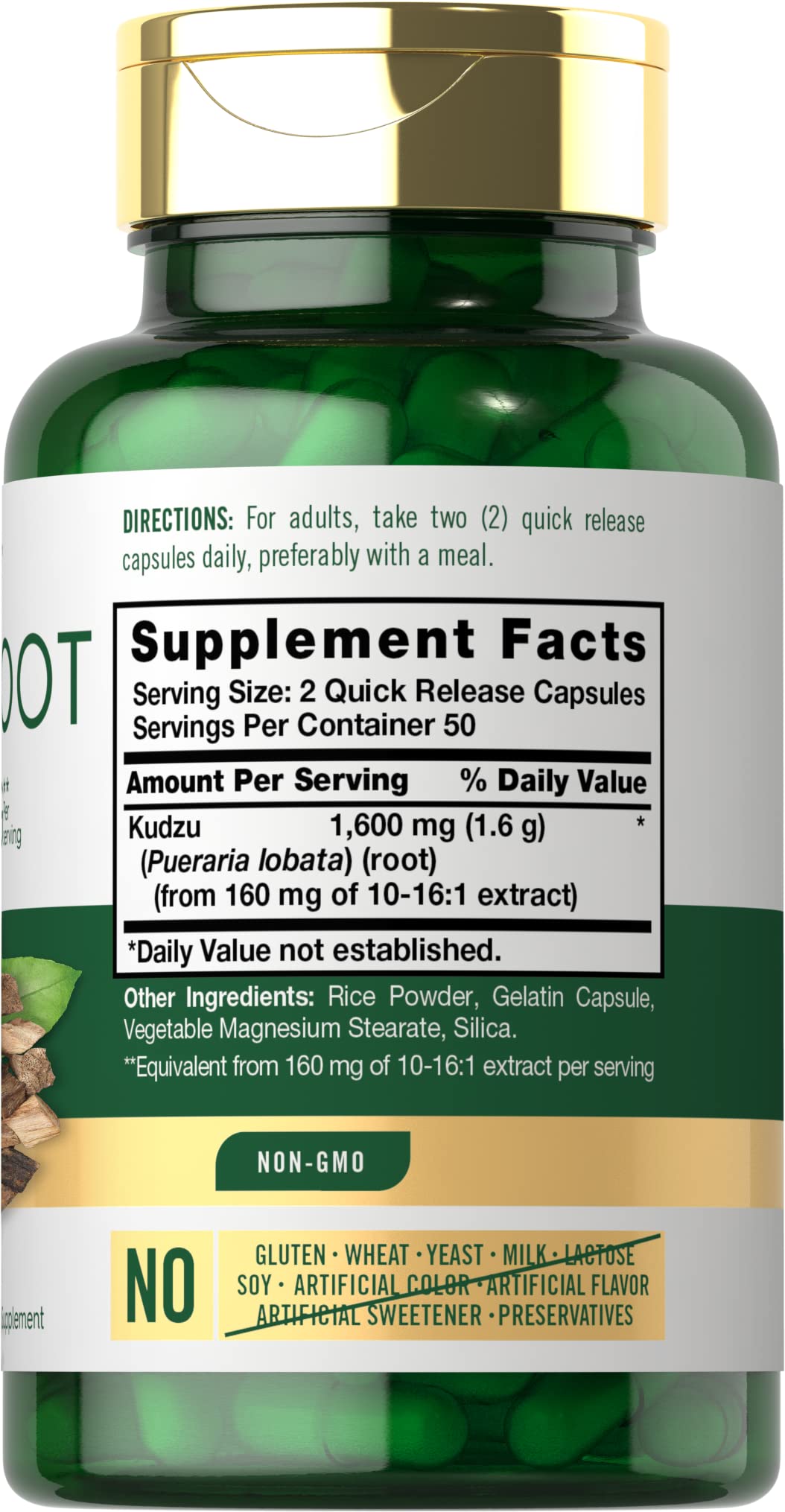 Carlyle Kudzu Root 100 Capsules – Non-GMO & Gluten Free