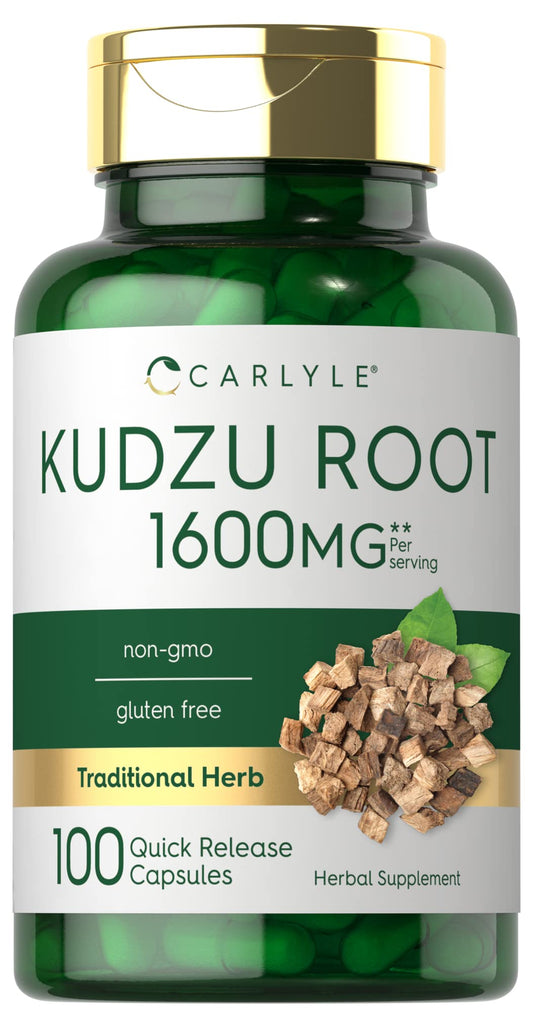 Carlyle Kudzu Root 100 Capsules – Non-GMO & Gluten Free BritishVita | Premium UK Vitamins & Wellness Supplements