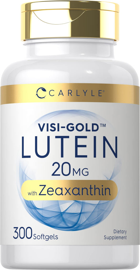Carlyle Lutein and Zeaxanthin 20mg | 300 Softgels | Eye Health Vitamins | Non-GMO & Gluten Free Supplement BritishVita | Premium UK Vitamins & Wellness Supplements