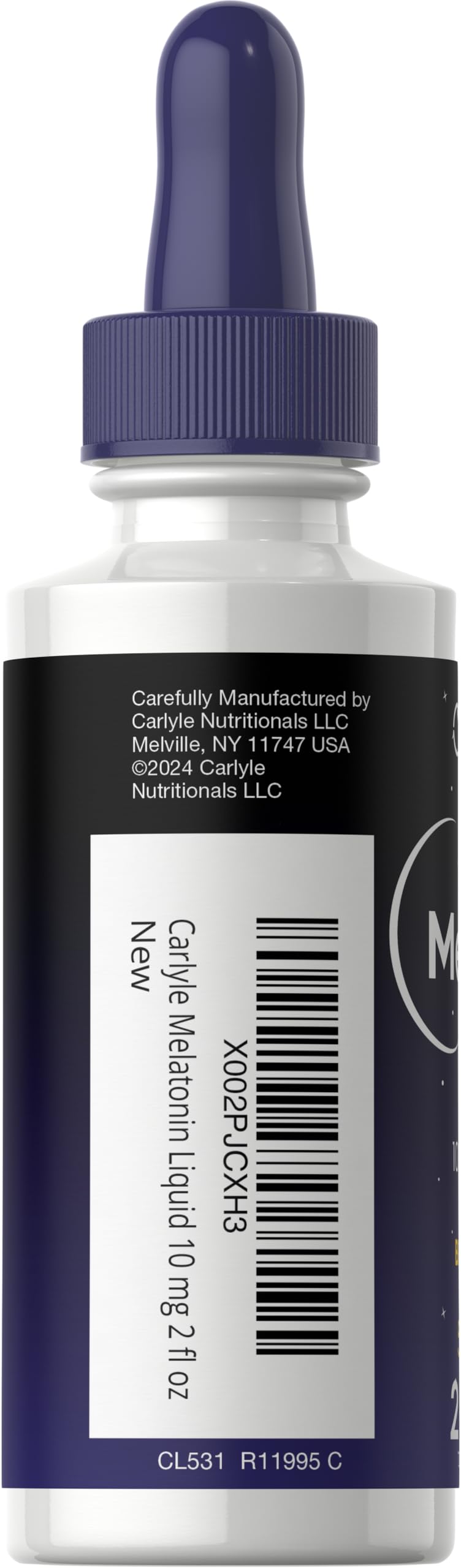 Carlyle Melatonin 10mg Liquid Drops – Berry Flavor, 2 fl oz, Non-GMO, Vegetarian (Pack of 2)