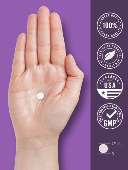 Carlyle Melatonin 300 mcg - 365 Tablets | Low Dose, Vegetarian, Gluten Free