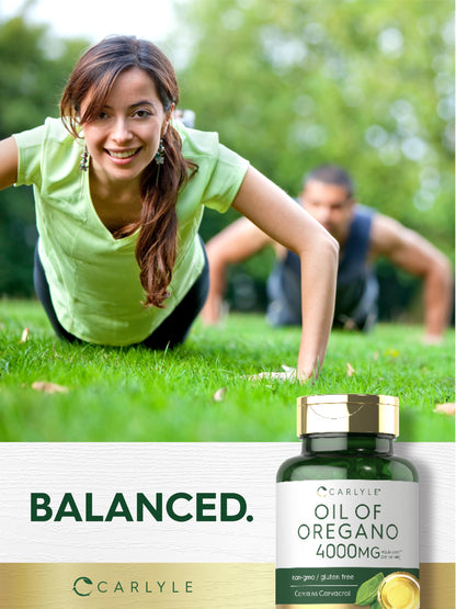 Carlyle Oregano Oil 4000mg - 150 Softgels, Carvacrol, Non-GMO Gluten Free