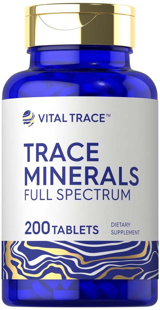 Carlyle Trace Minerals - 200 Tablets | Full Spectrum, Non-GMO & Gluten Free BritishVita | Premium UK Vitamins & Wellness Supplements