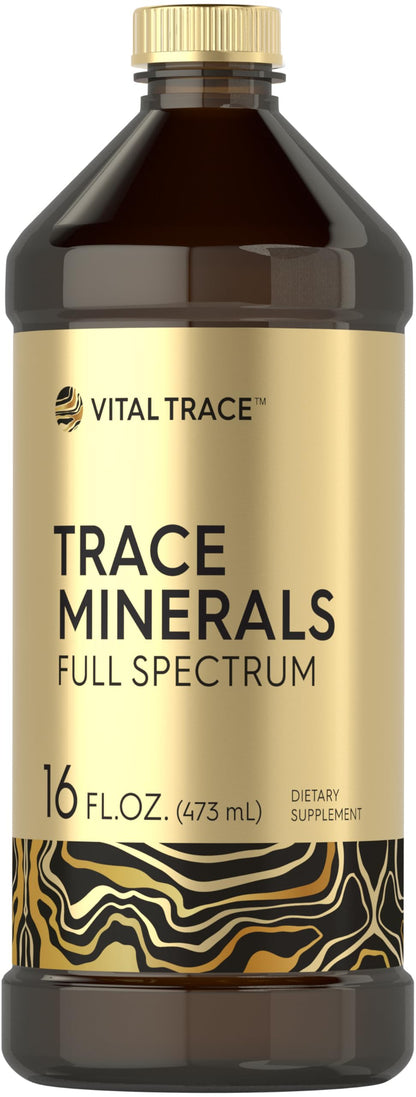 Carlyle Trace Minerals Liquid - 16 oz Full Spectrum with Magnesium | Vital Trace