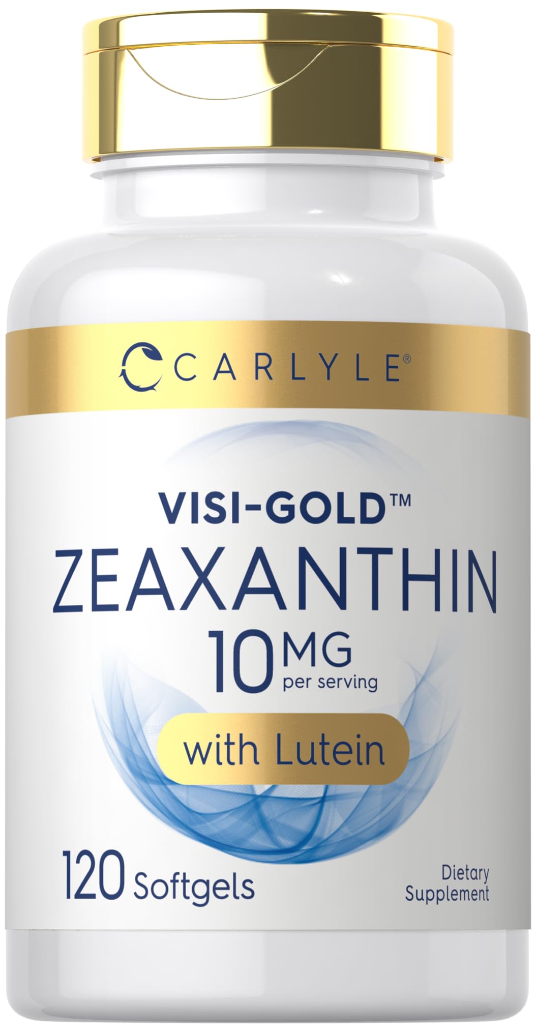 Carlyle Zeaxanthin 10mg | 120 Softgels – Eye Health with Lutein | Non-GMO, Gluten Free