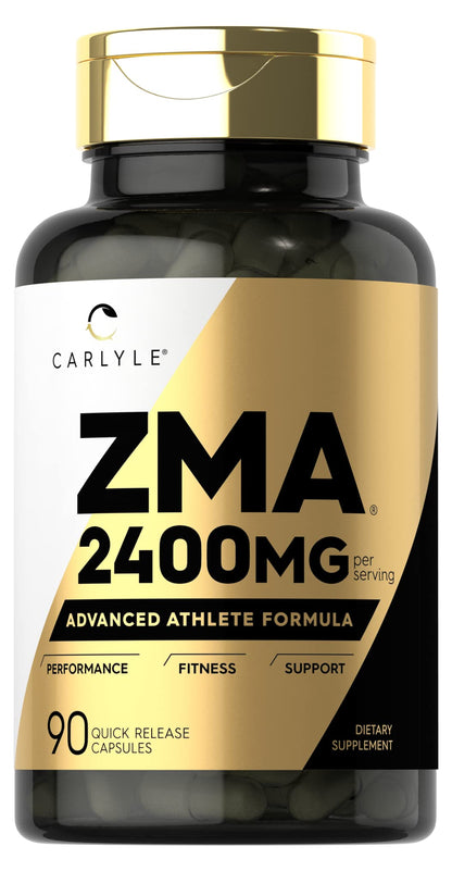 Carlyle ZMA 2400mg Supplement – Men & Women, 90 Count, Non-GMO