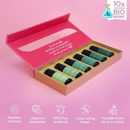 Carnatia Christmas Aroma Oil Set – 6 Cozy Scents for Diffusers, Relaxation & Holiday Gifting
