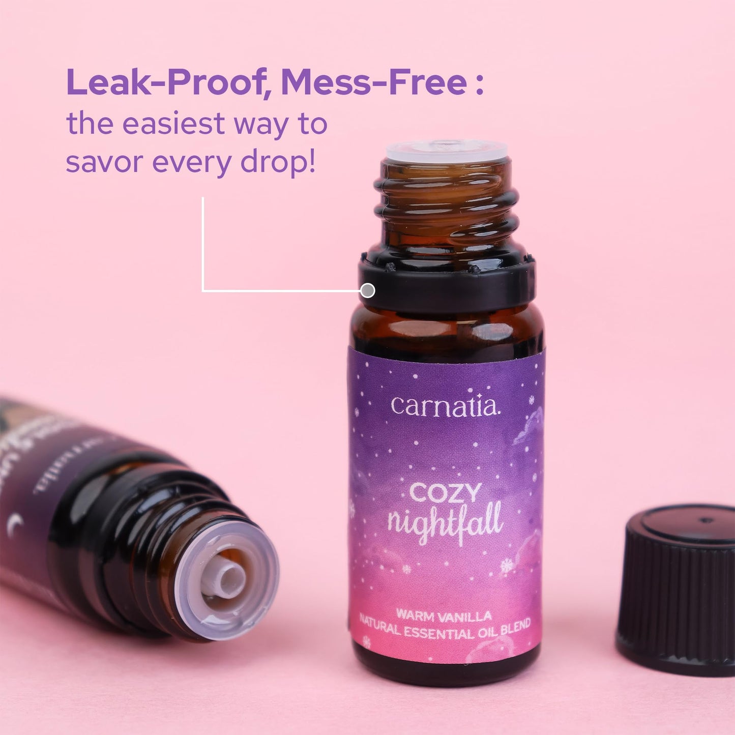 Carnatia Sleep Essentials Essential Oil Set - 6 Calming Blends for Deep Sleep & Relaxation
