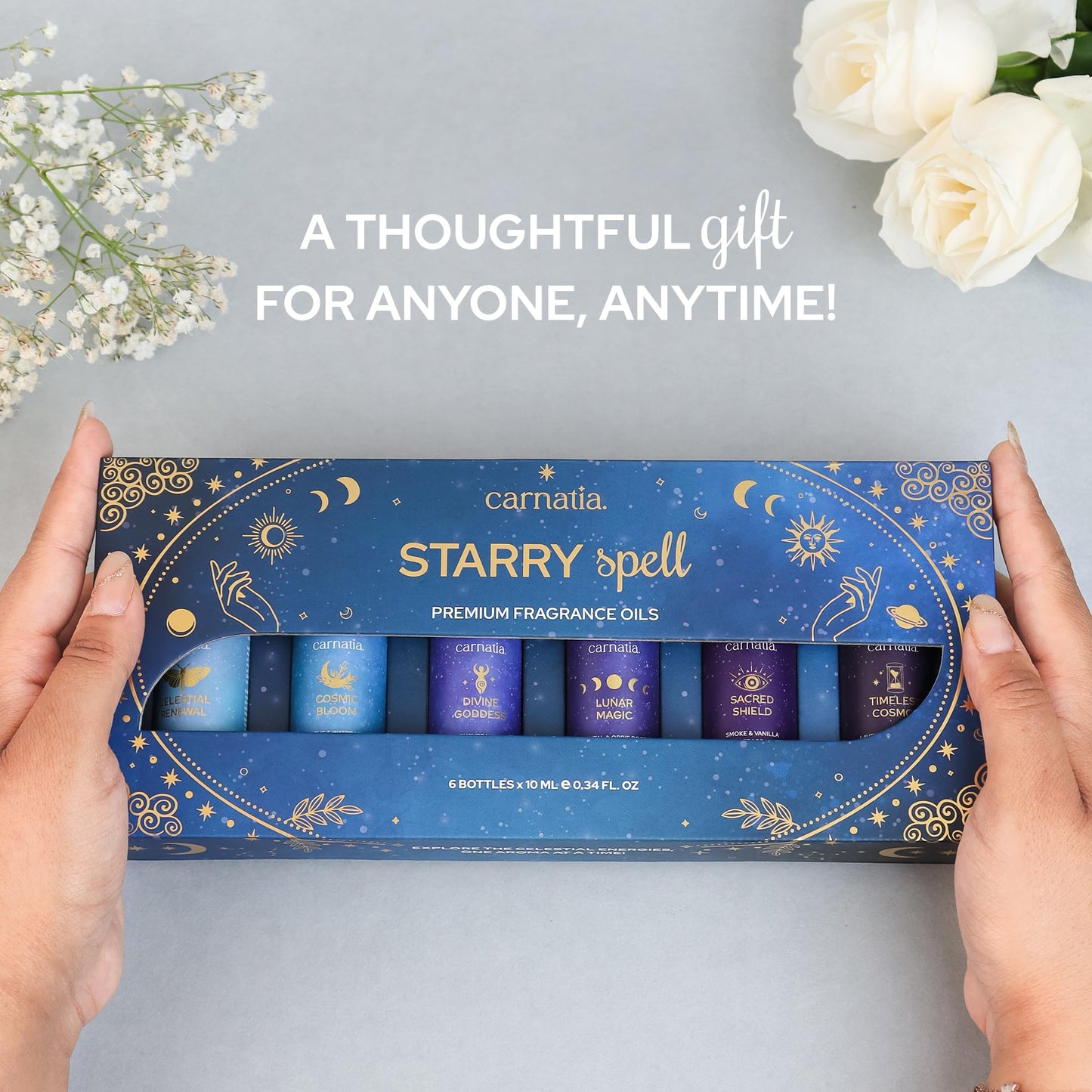 Carnatia Starry Spell Fragrance Oil Set - 6 Calming Aromatherapy Blends