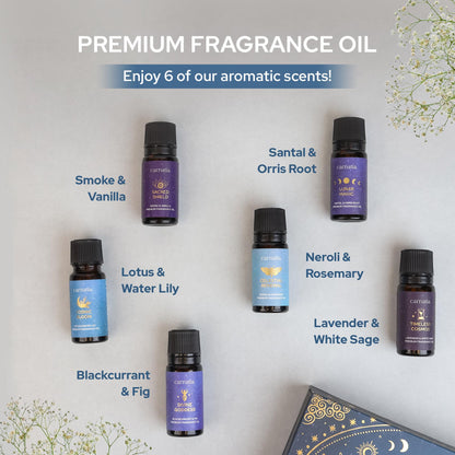 Carnatia Starry Spell Fragrance Oil Set - 6 Calming Aromatherapy Blends