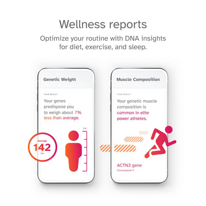 23andMe Health-Only Service – DNA Test with Personal Genetic Reports (Health Predispositions, Carrier Status & Wellness)