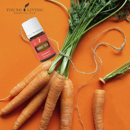 Young Living Carrot Seed Essential Oil 5 ml | Dry Skin Moisturizer, Beautifying & Skin Cleansing
