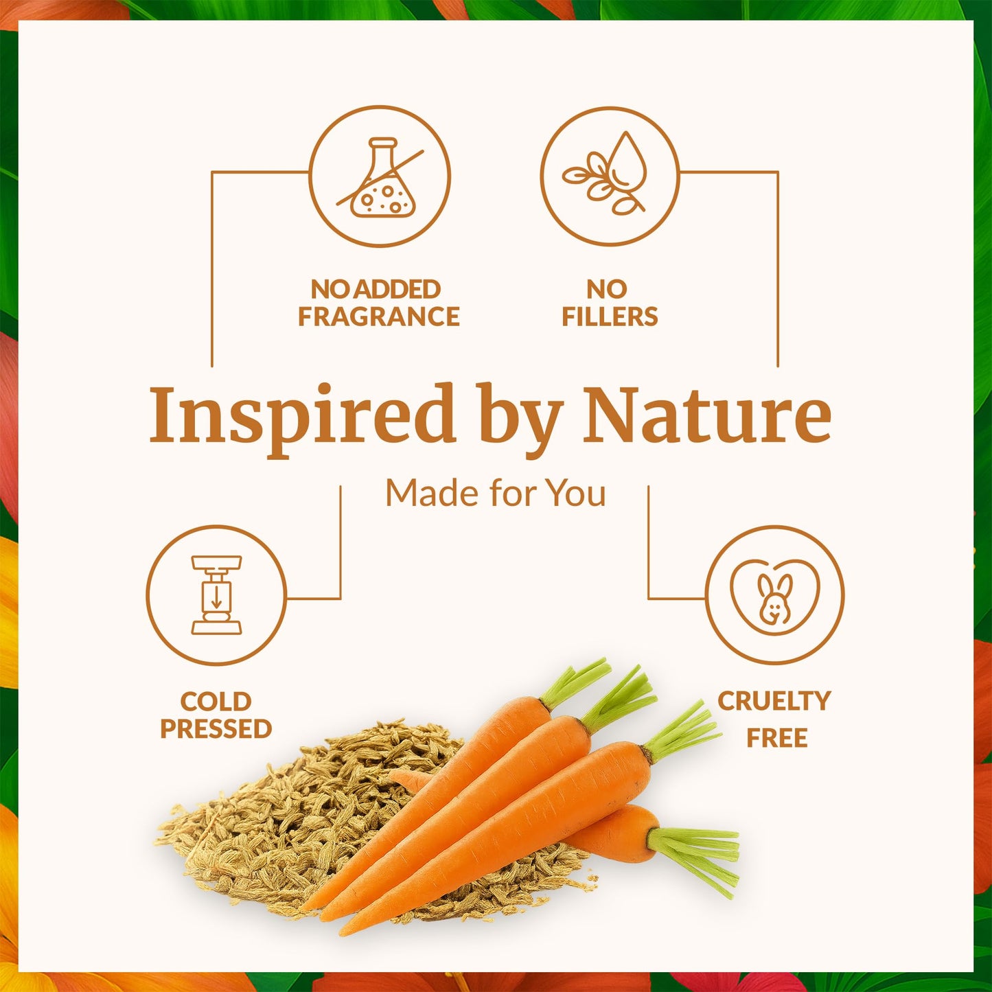 SVA Carrot Seed Oil - 1 Fl Oz – 100% Natural Cold Pressed Carrot Oil - for Face, Skin Care, Hair Care, Scalp Massage & Body Massage – Carrier Oil with Dropper