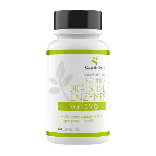 Casa de Sante FODMAP Digestive Enzymes – 18 Enzymes, No GMO BritishVita | Premium UK Vitamins & Wellness Supplements