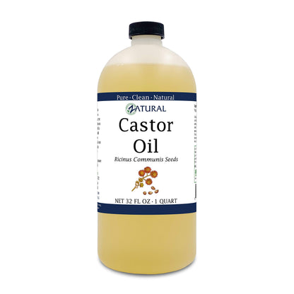 Castor Oil 100% Pure - Organic Ricinus Communis (32 oz)