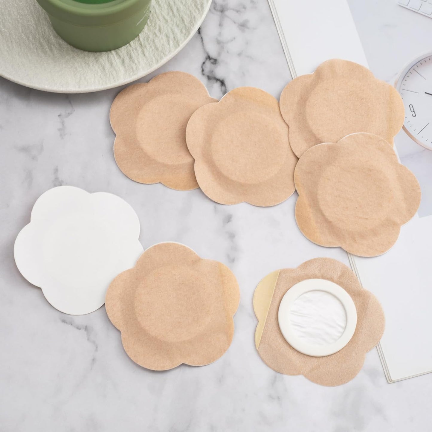 50Pcs Castor Oil Belly Button Patch Kit – Organic Cold-Pressed Oil
