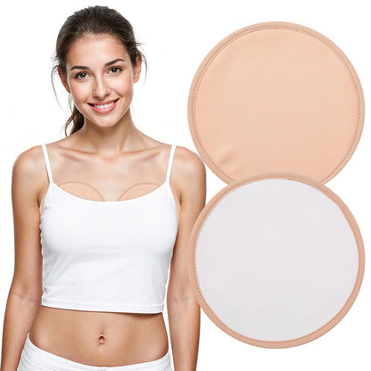 2pcs Supper Large Castor Oil Breast Pack - Soft Organic Cotton, Anti-Leakage, Reusable Wrap for Women