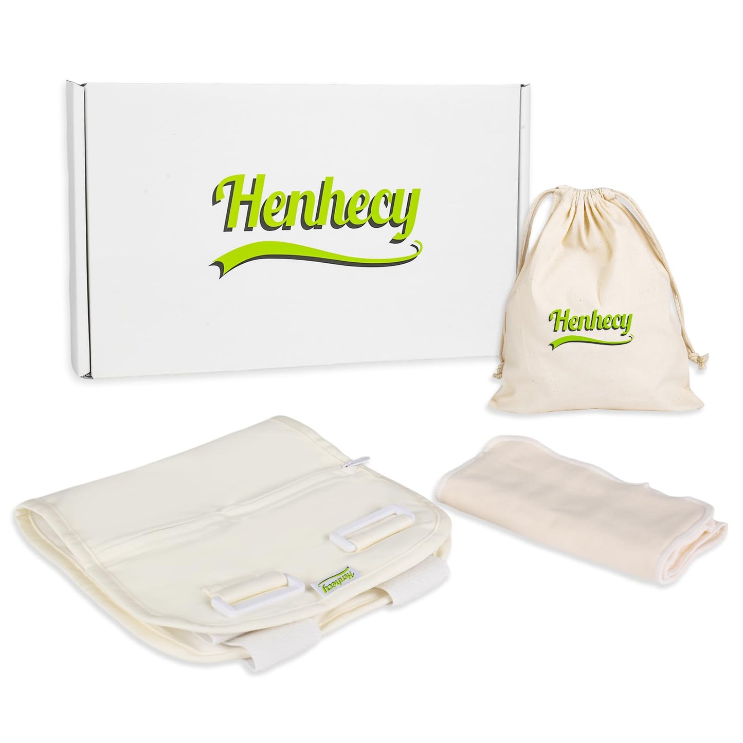 Castor Oil Packs Kit for Liver Detox and Cleansing - Comes with Extra Cotton Flannel Pad, Reusable & Mess-Free (Oil Not Included)