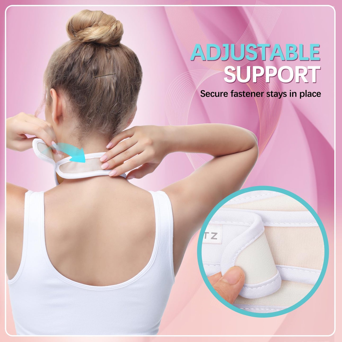 Castor Oil Pack for Thyroid - Reusable Neck Wrap (Oil Not Included)