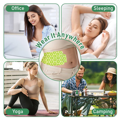 30 Pcs Castor Oil Pack Wrap Plus Size – Self-Adhesive Castor Oil Patches (No Wash)