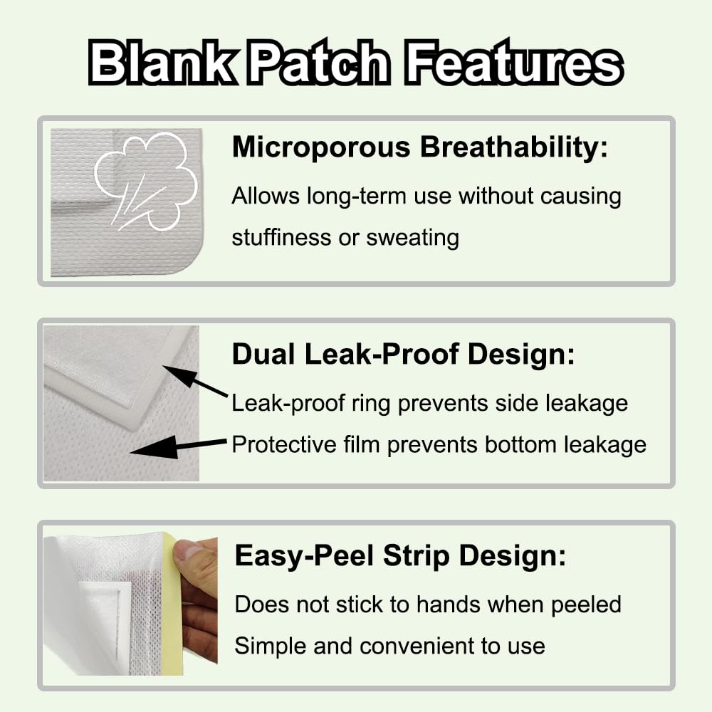 Castor Oil Pack Wrap - Disposable Self-Adhesive, Breathable Organic Cotton (No Essential Oils) - 10pcs
