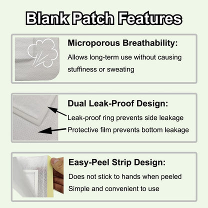 Castor Oil Pack Wrap - Disposable Self-Adhesive, Breathable Organic Cotton (No Essential Oils) - 10pcs