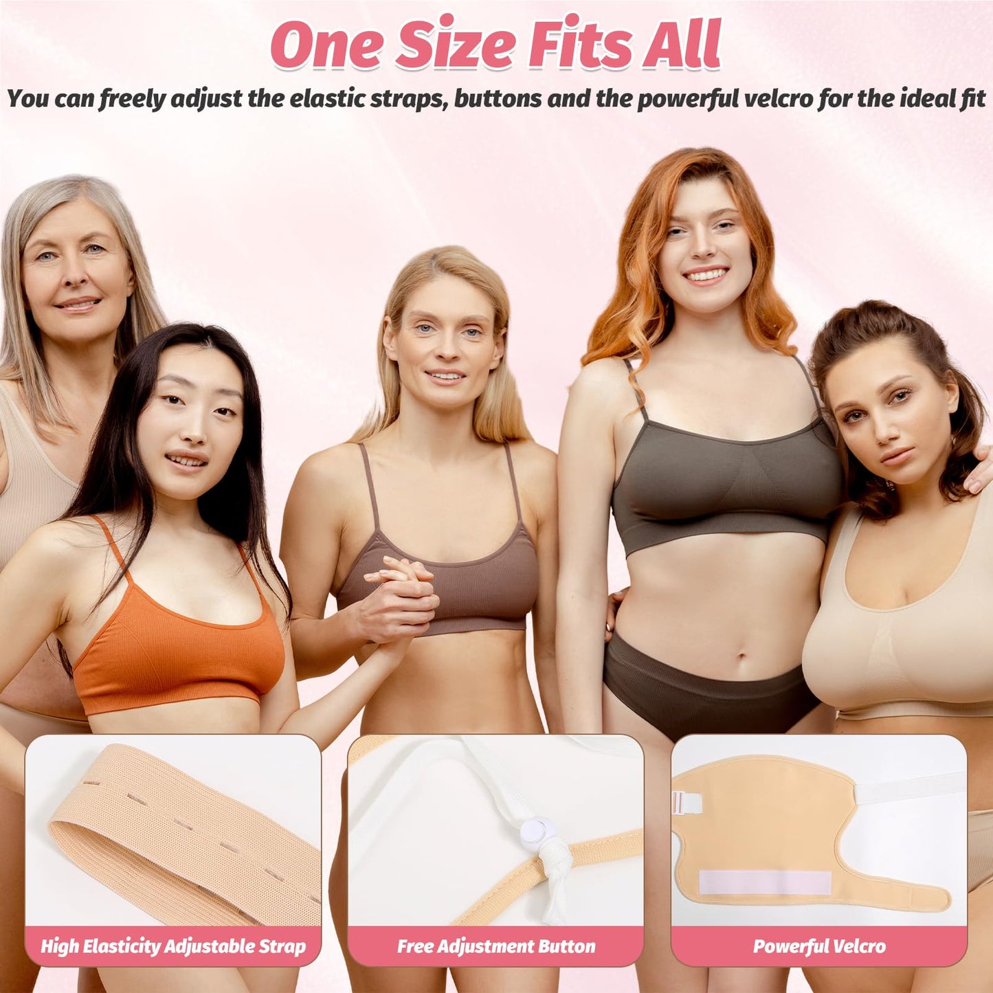 18 Pcs Castor Oil Pack Wrap – Reusable Full-Body Castor Oil Compress Kit with Extension Belts