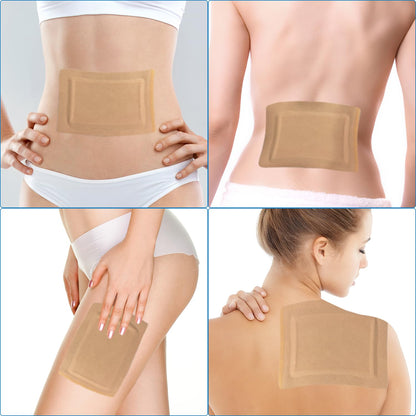 20 Pcs Castor Oil Pack Wrap – Disposable Castor Oil Patches with Anti-Leakage Cotton for Stomach & Liver (Oil Not Included), 7.9 in x 5.9 in