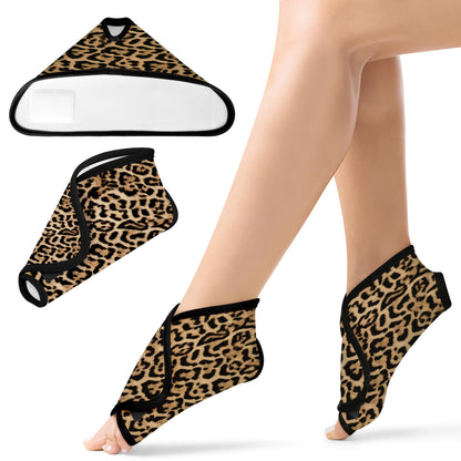 Castor Oil Pack Wrap for Ankle Feet – Organic Cotton Foot Support (2-Pack)