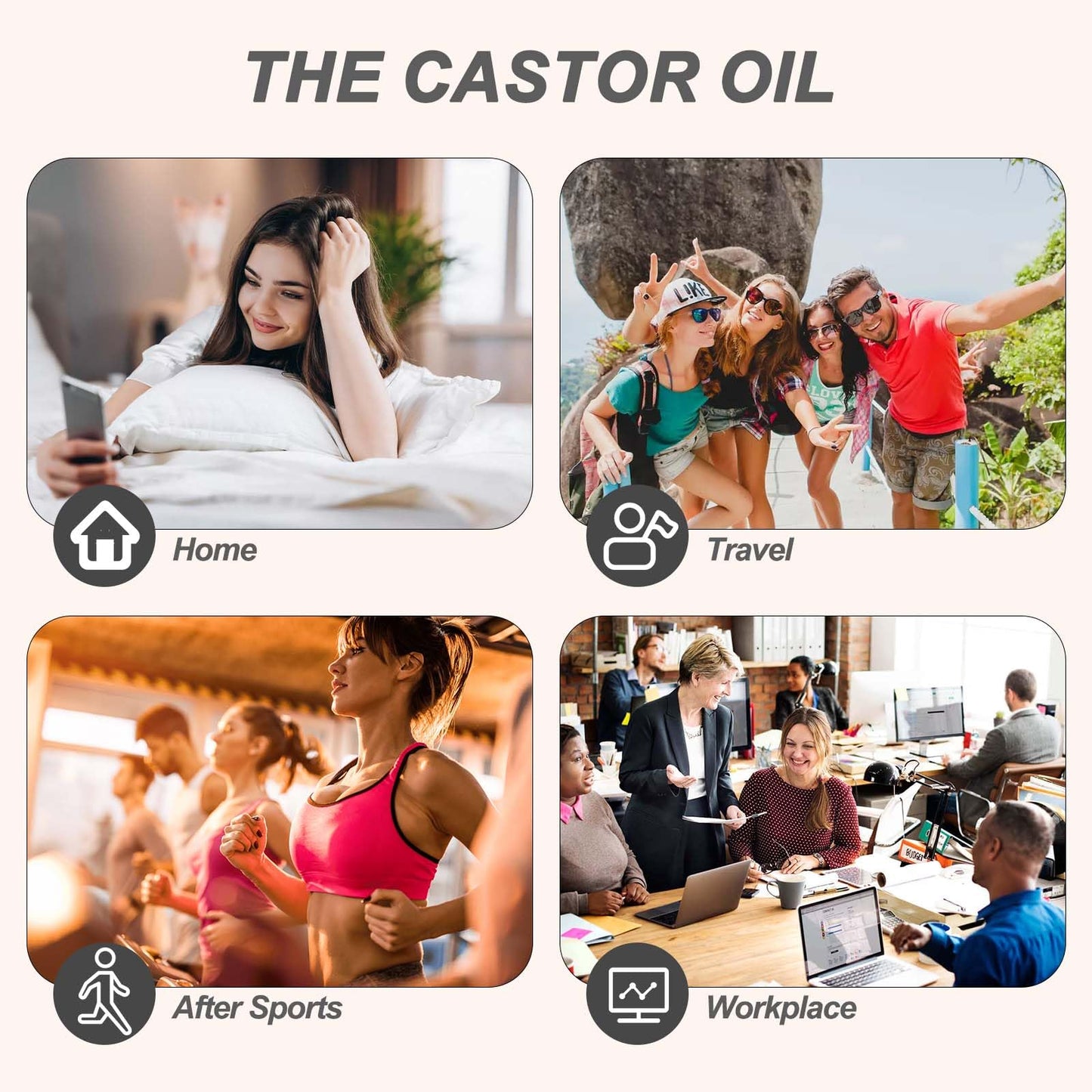 Castor Oil Pack Wrap for Feet - Organic, Reusable, Anti-Leak | Laundry Bags