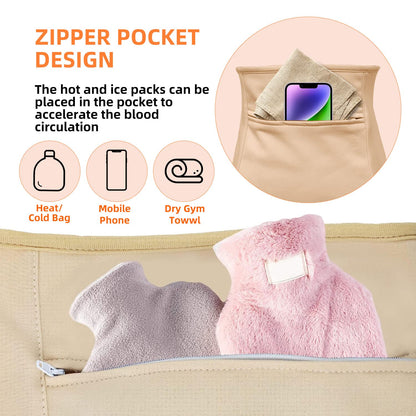Castor Oil Pack Wrap Kit - Organic Cotton, Reusable, Liver Detox
