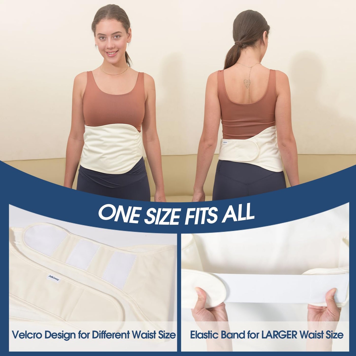 Castor Oil Pack Wrap for Stomach - Cotton Flannel Pad, Reusable & Mess-Free