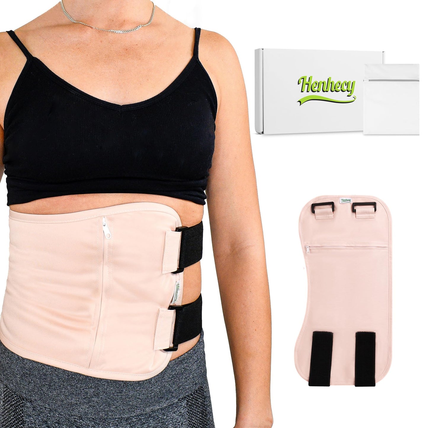 Castor Oil Pack Wrap for Stomach - Liver Detox & Pain Relief