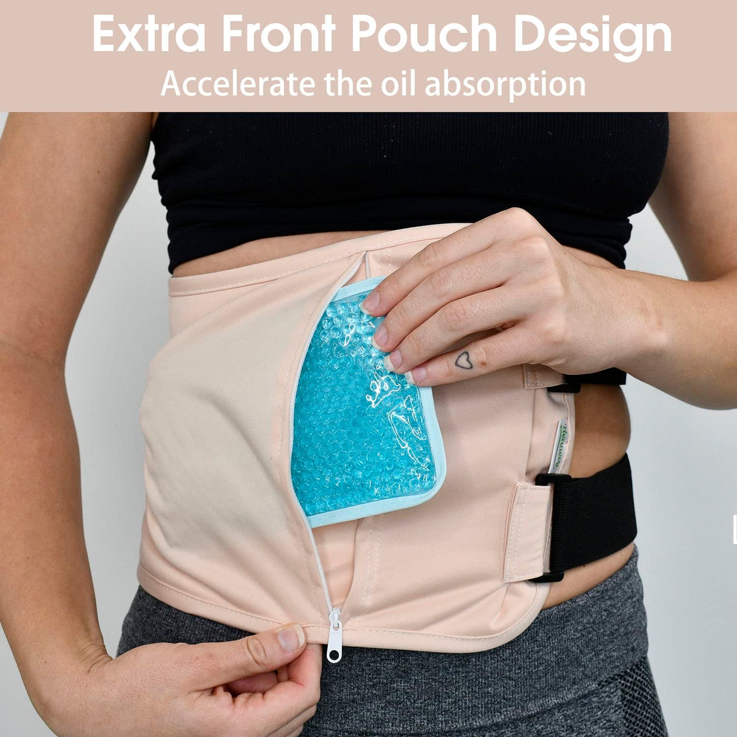 Castor Oil Pack Wrap for Stomach - Liver Detox & Pain Relief