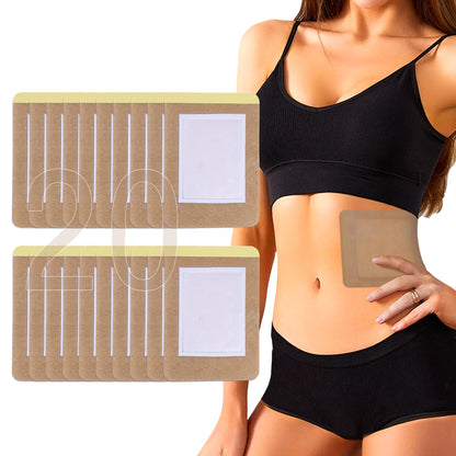 20 Pack Disposable Castor Oil Patches – 8x6 in, Organic Cotton
