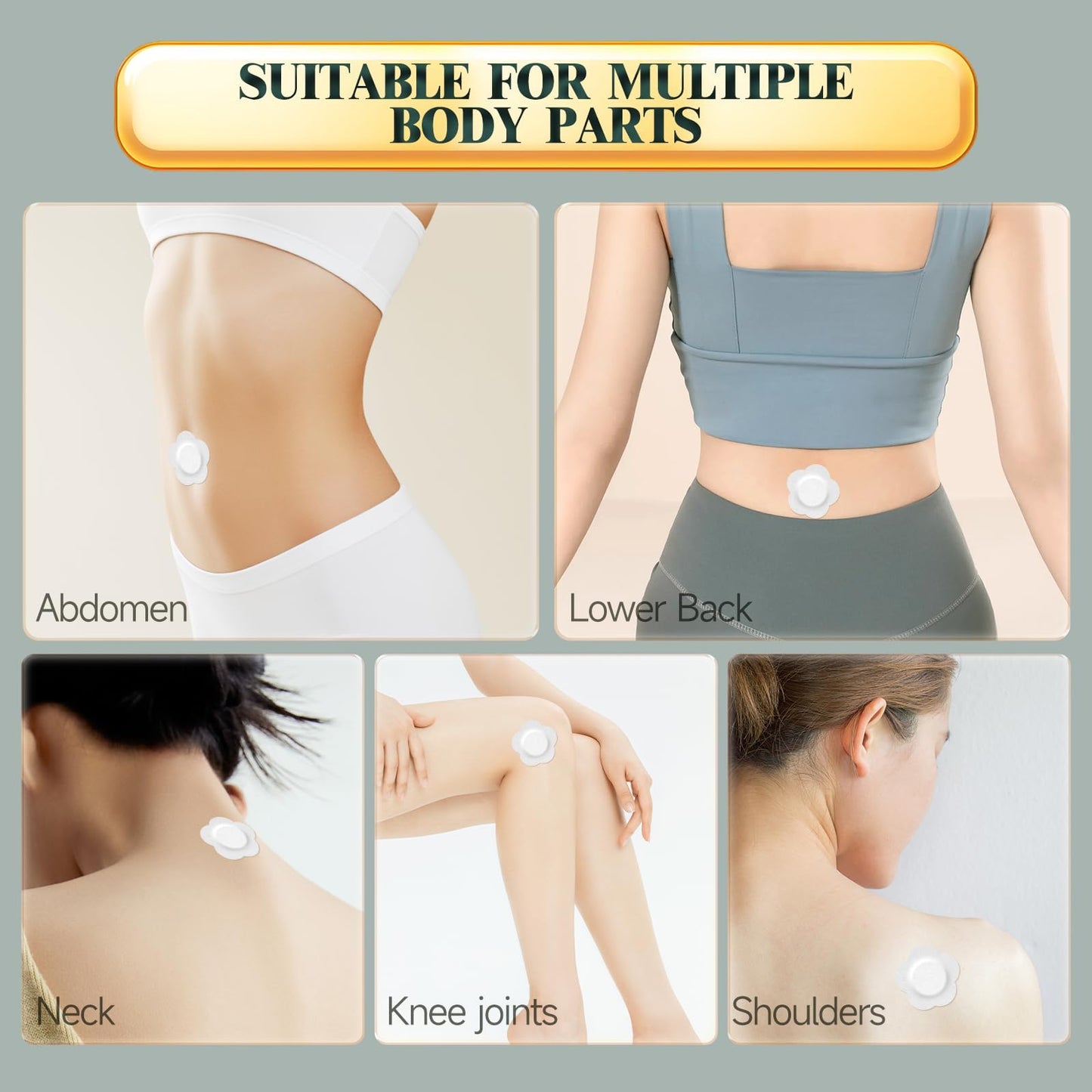 Castor Oil Patches – 50Pcs Disposable Organic Cotton Belly Button Patches | Leak-Proof & Hypoallergenic