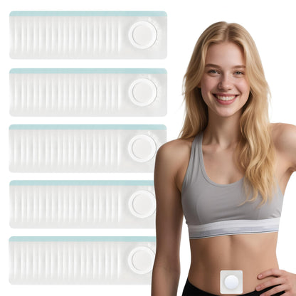 Castor Oil Patches – 100 Pcs Belly Button Patches, Leak-Proof & Self-Adhesive