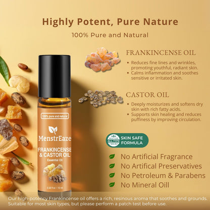 Castor Oil Roll-On with Frankincense for Eyes – 10ml