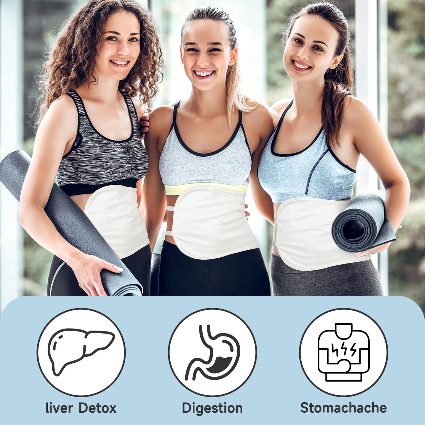 Castor Oil Pack Wrap with Organic Cotton – Reusable Liver Detox