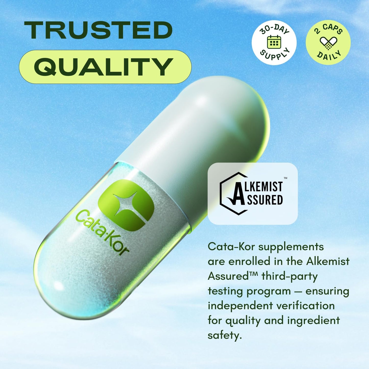 Cata-Kor NMN Alternative – Liposomal NAD+ Core (NAD CORE) – 60 Capsules, 30-Day Supply | Third-Party Tested