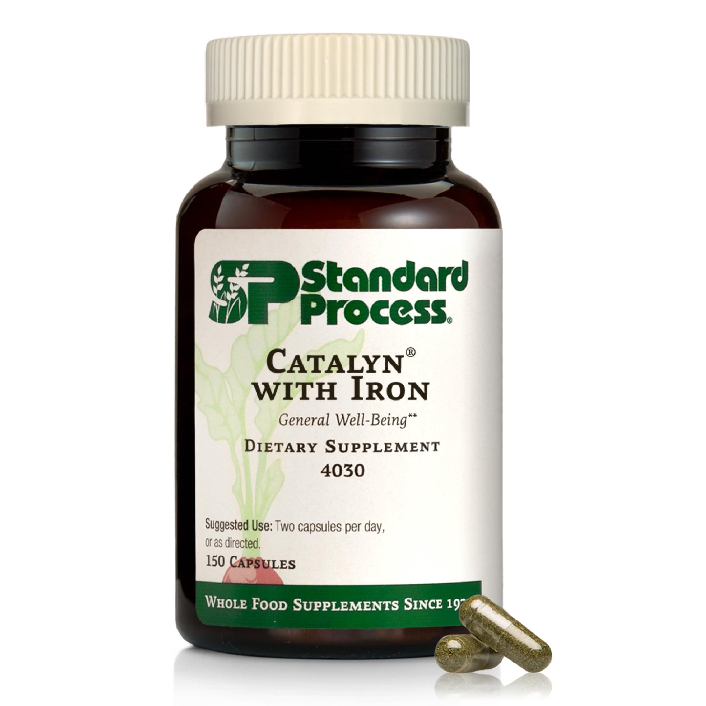 Catalyn with Iron by Standard Process – Energy & Metabolism Support (150 Capsules)