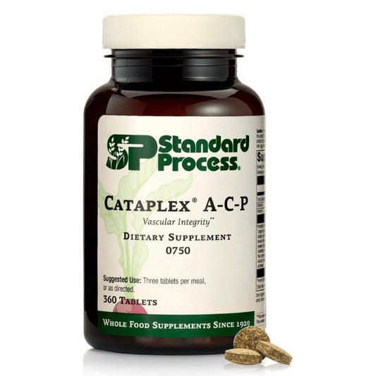Standard Process Cataplex A-C-P: Healthy Cell & Tissue Support - 360 Tablets (120 Servings) - Non-Dairy & Non-Soy BritishVita | Premium UK Vitamins & Wellness Supplements