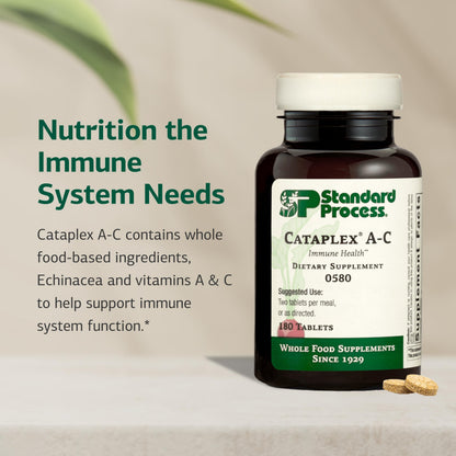 Cataplex A-C by Standard Process – Immune Support & Eye Health | 180 Tablets (90 Servings)