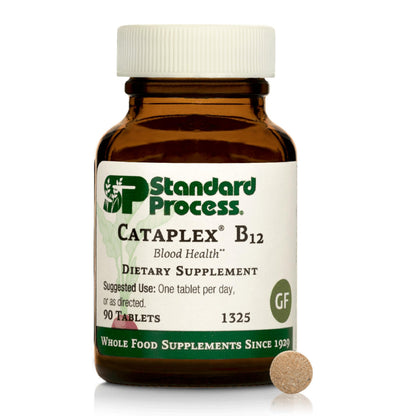 Cataplex B12 by Standard Process - Vitamin B12 for Blood Health & Nervous System (Gluten-Free, 90 Tablets)