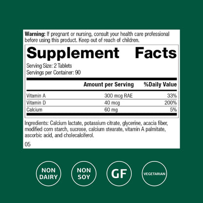 Cataplex D by Standard Process | Immune & Bone Health | 180 Tablets