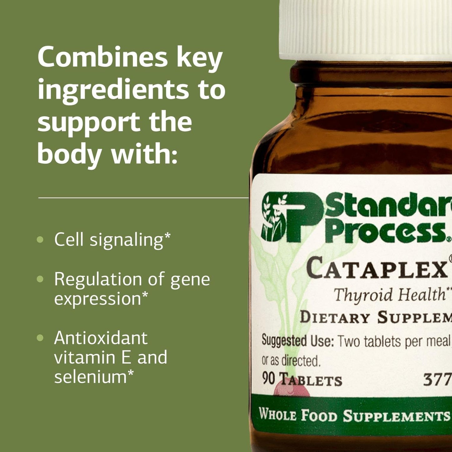 Cataplex E by Standard Process – Whole Food RNA Supplement & Antioxidant (90 Tablets)