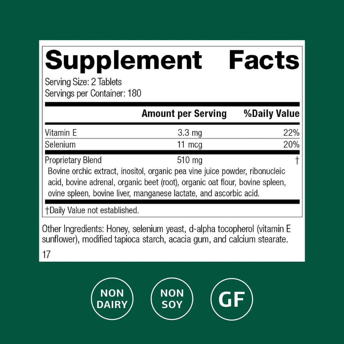 Cataplex E by Standard Process – Thyroid & Endocrine Health, Gluten-Free, 360 Tablets BritishVita | Premium UK Vitamins & Wellness Supplements
