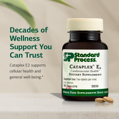 Cataplex E2 by Standard Process – Vitamin E & Selenium for Heart Health (90 Tablets)